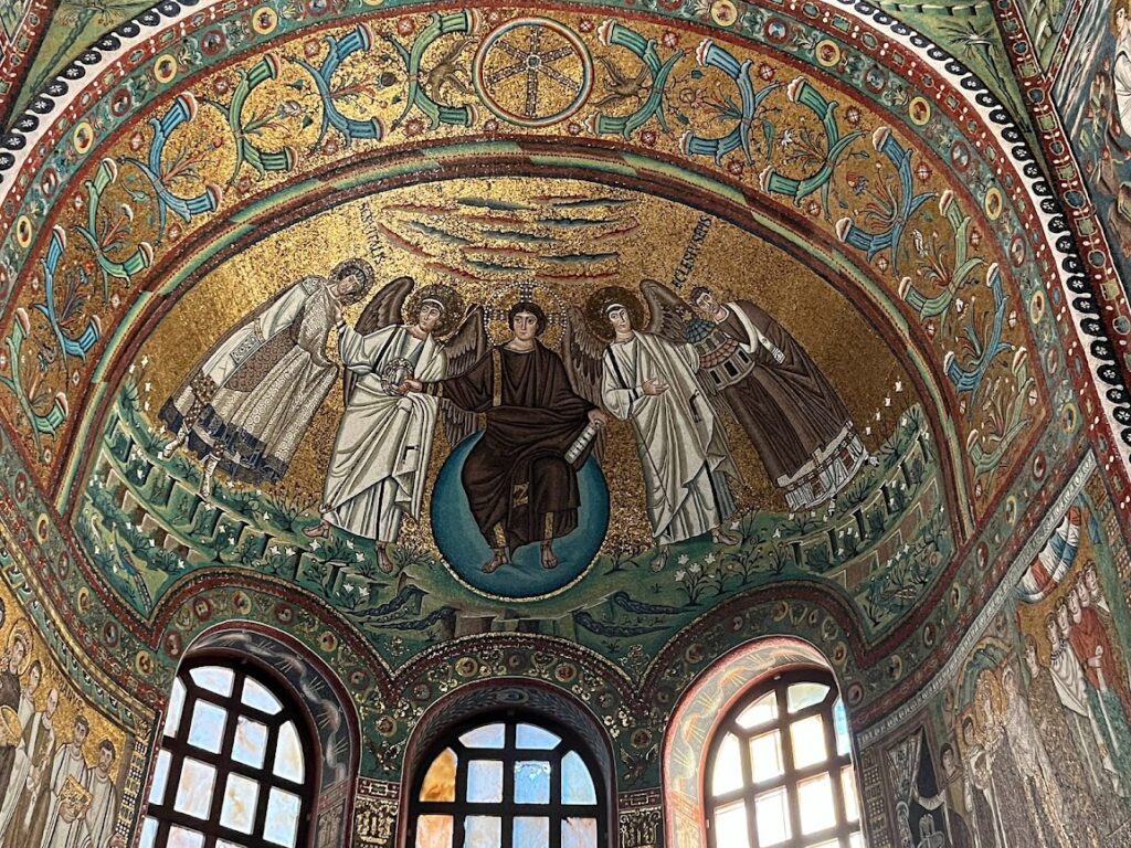 Mosaic in Ravenna in Emilia-Romagna